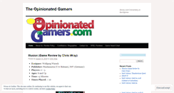 Desktop Screenshot of opinionatedgamers.com